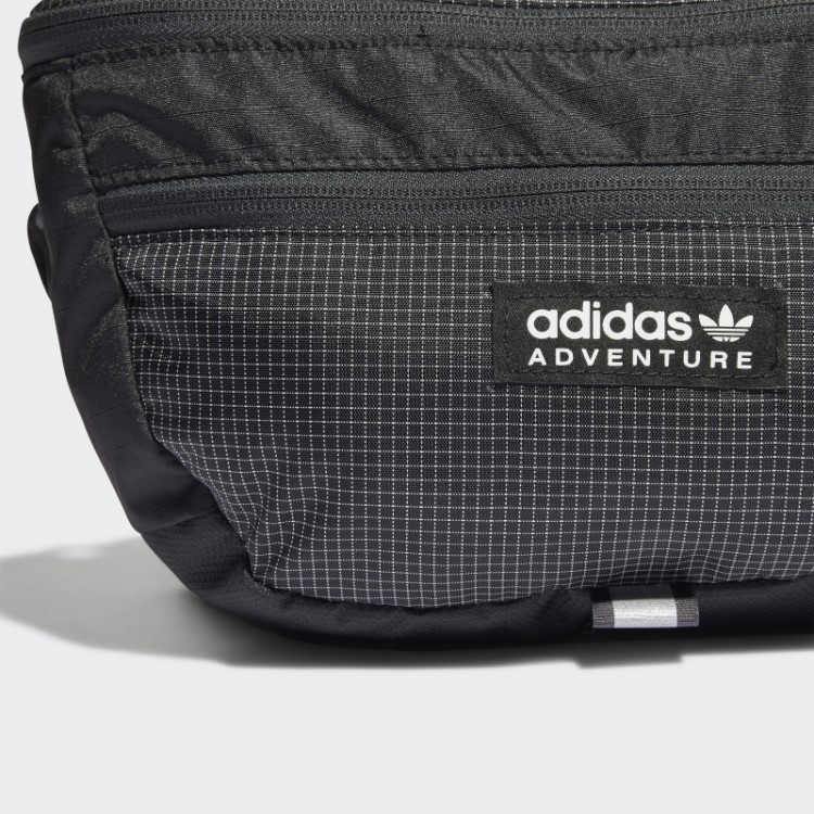 Bolsa De Cintura Preta Adidas Adventure Grande Quente