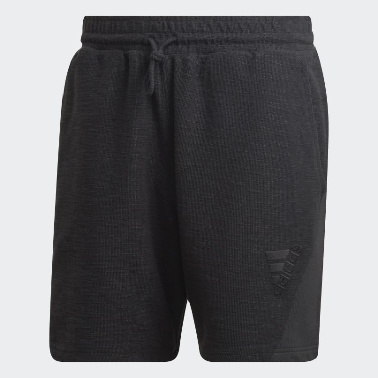 Bermuda French Terry Invertida Adidas Preta (gênero Neutro)