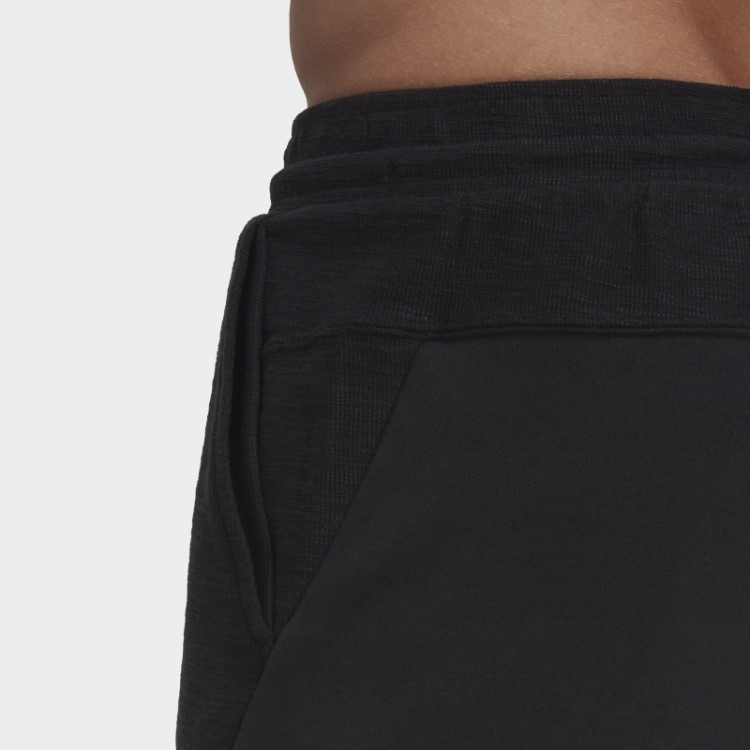 Bermuda French Terry Invertida Adidas Preta (gênero Neutro)