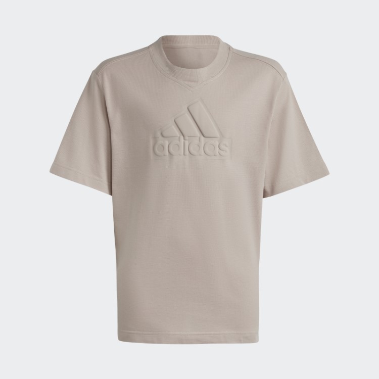 Future Icons Camiseta Piqué Logo Taupe Adidas