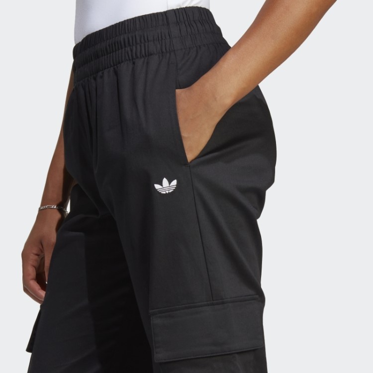 Calça Cargo Larga Preta Adidas