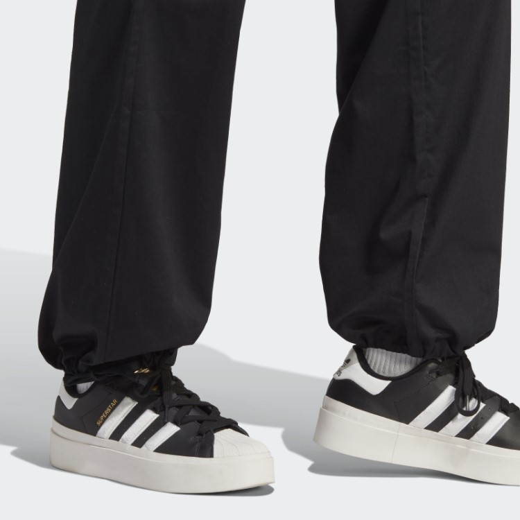 Calça Cargo Larga Preta Adidas
