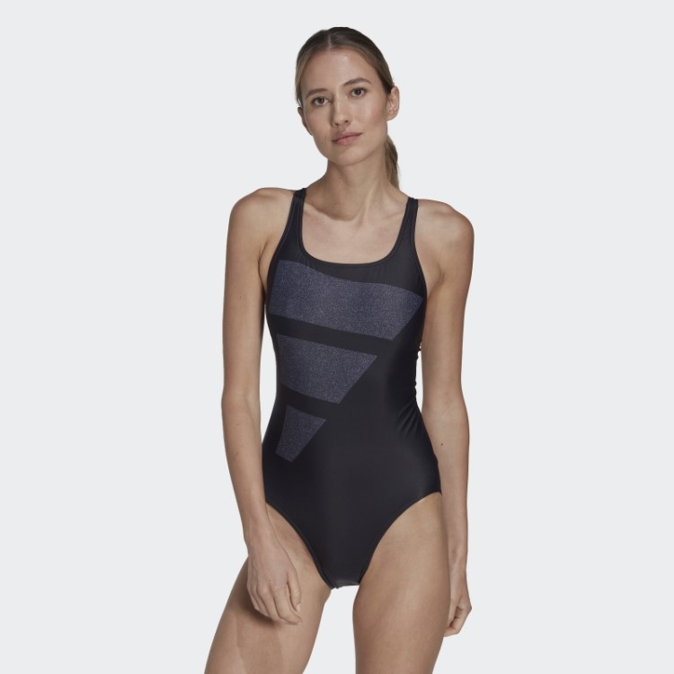 Moda De Maiô Gráfico Branco Adidas Big Bars