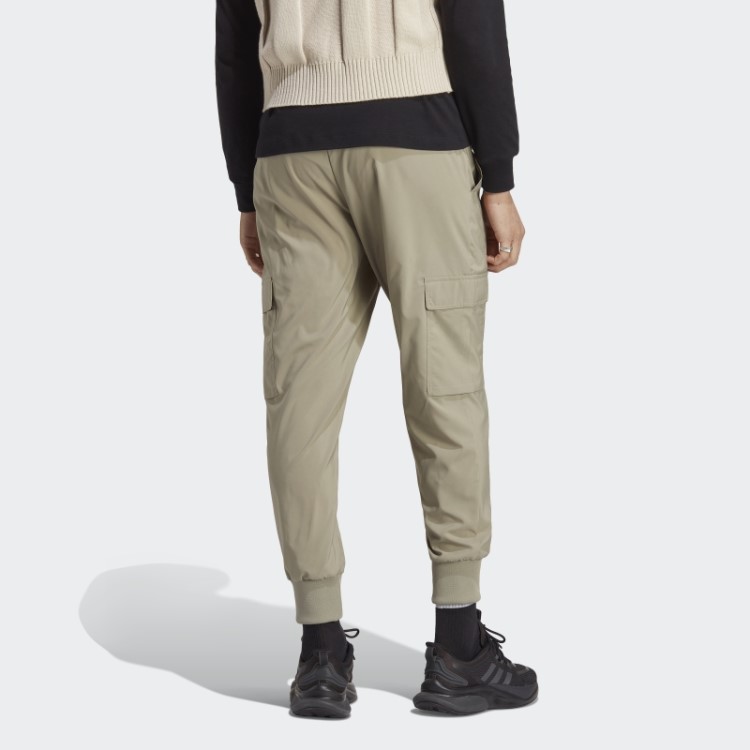 Calça Cargo Até O Tornozelo Com Estampa De Logo Pequena Silver Pebble Essentials Adidas