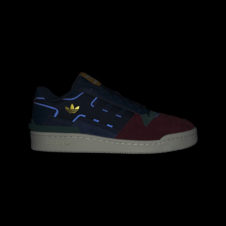 Fórum Exposição Sapatos Baixos 2.0 Coll Borgonha Adidas