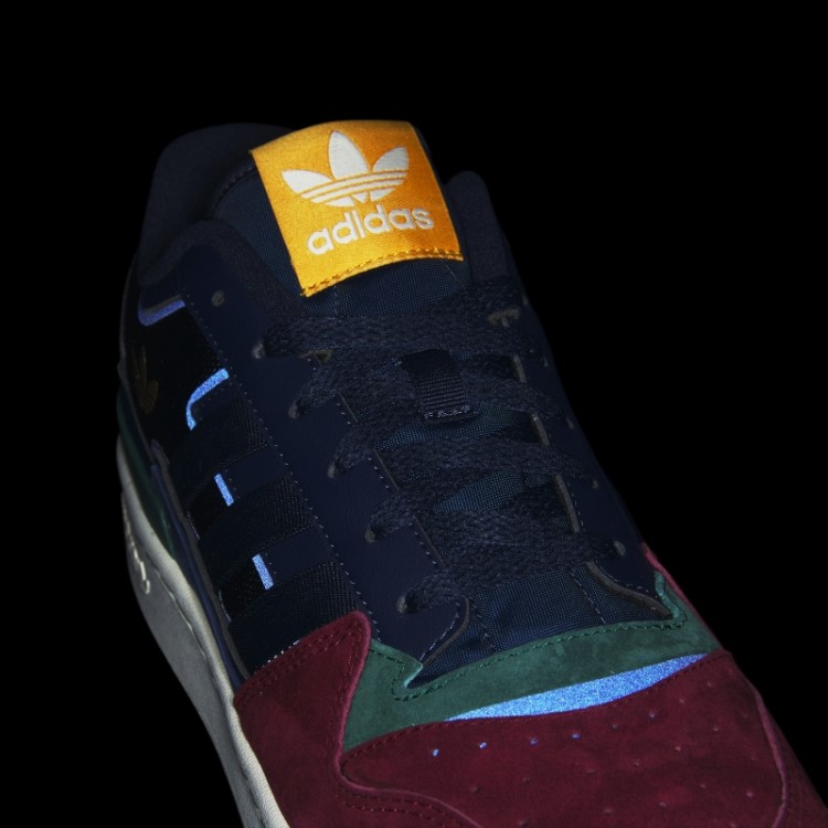Fórum Exposição Sapatos Baixos 2.0 Coll Borgonha Adidas