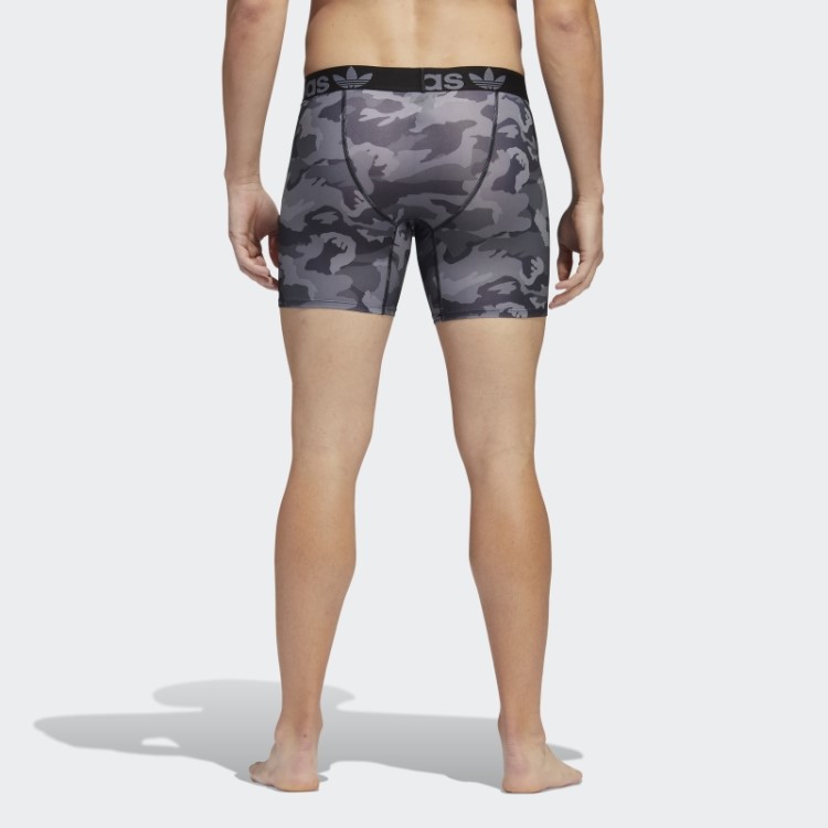 Cueca Boxer Trefoil Preta 2 Pares Adidas