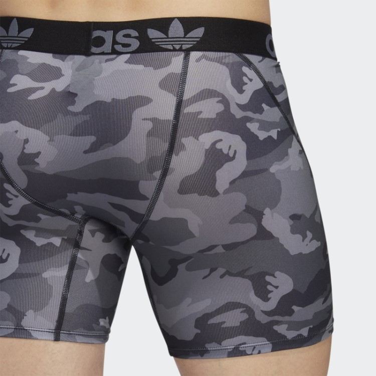 Cueca Boxer Trefoil Preta 2 Pares Adidas