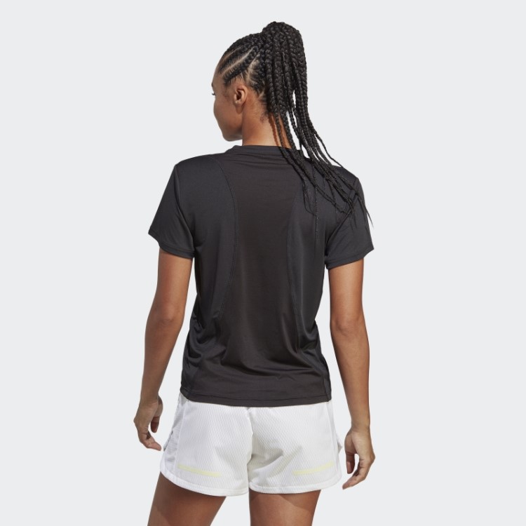 Camiseta Preta Run It Adidas