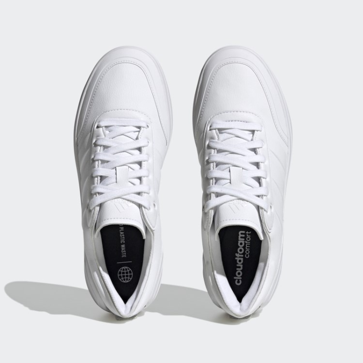 Tênis Adidas Court Revival Branco Cloudfoam Estilo De Vida Moderno Confortável