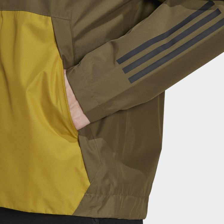 Jaqueta Bsc 3 Listras Rain.rdy Adidas Green Oxide