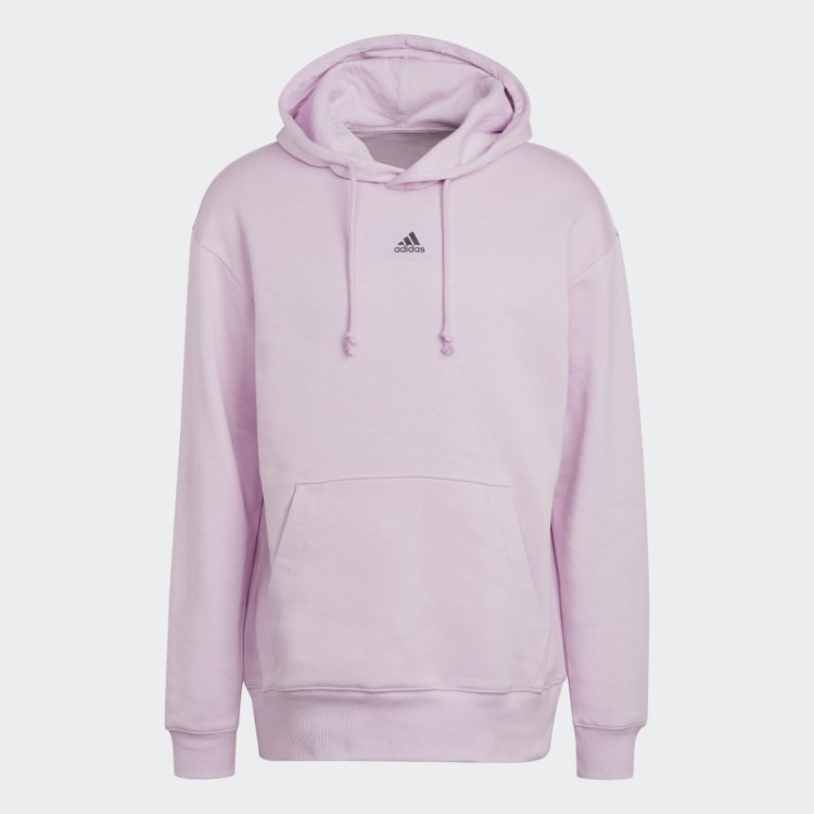 Adidas Essentials Moletom Com Capuz De Lã De Algodão FeelVivid Lilás