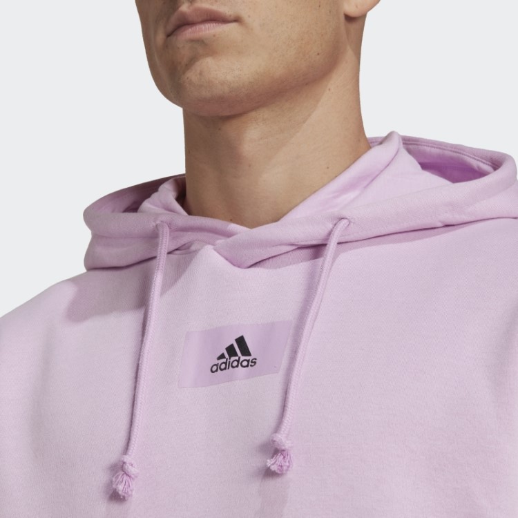 Adidas Essentials Moletom Com Capuz De Lã De Algodão FeelVivid Lilás