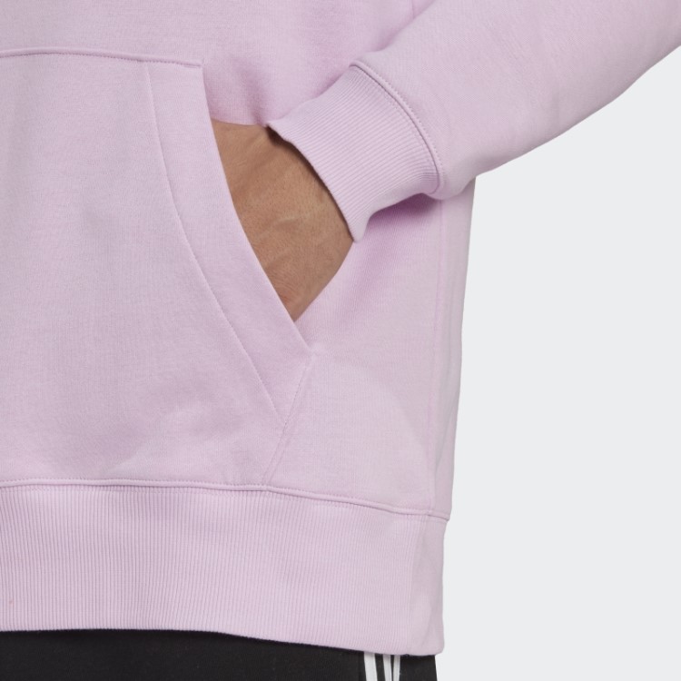 Adidas Essentials Moletom Com Capuz De Lã De Algodão FeelVivid Lilás