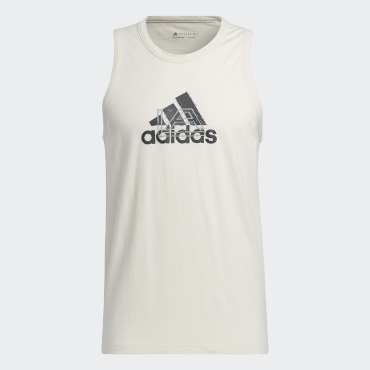 Camiseta Branca Adidas Los Angeles Estampada