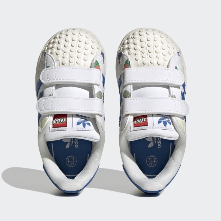 Sapatos Brancos Adidas Superstar X Lego