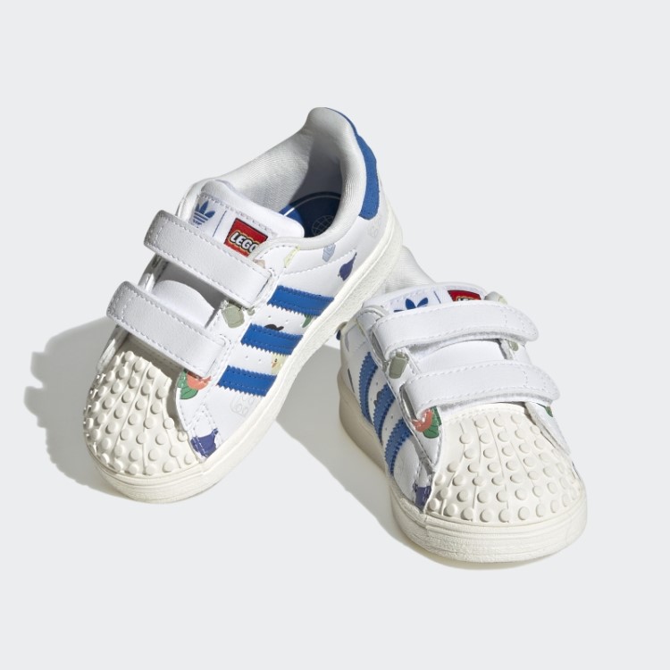 Sapatos Brancos Adidas Superstar X Lego