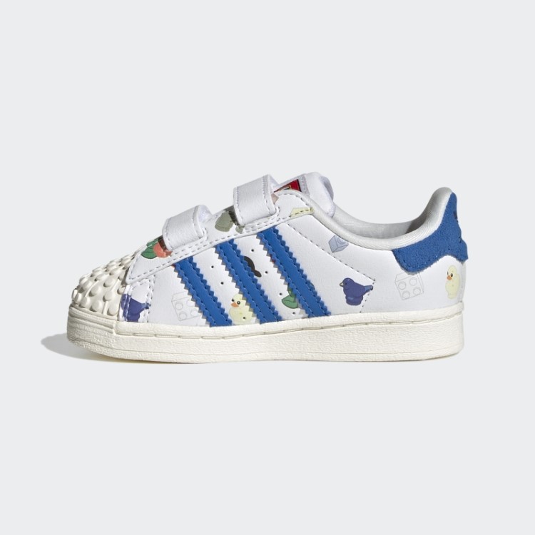 Sapatos Brancos Adidas Superstar X Lego