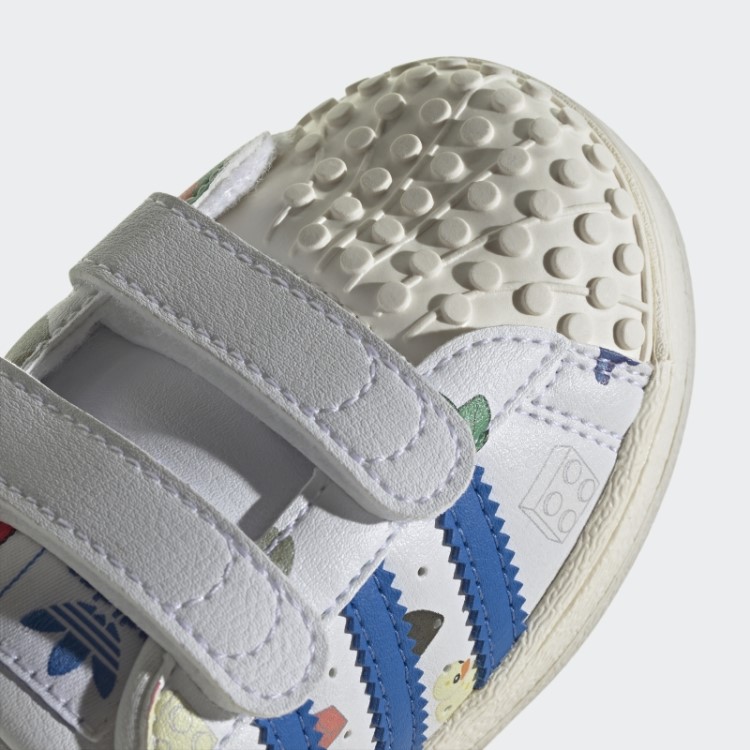 Sapatos Brancos Adidas Superstar X Lego