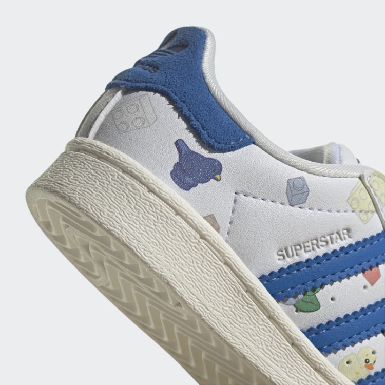 Sapatos Brancos Adidas Superstar X Lego