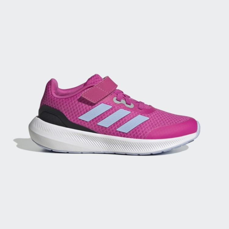 Tênis Adidas Runfalcon 3.0 Elástico Com Tira Superior Em Renda Fúcsia
