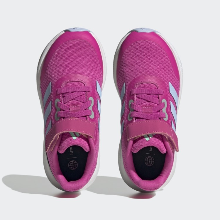 Tênis Adidas Runfalcon 3.0 Elástico Com Tira Superior Em Renda Fúcsia