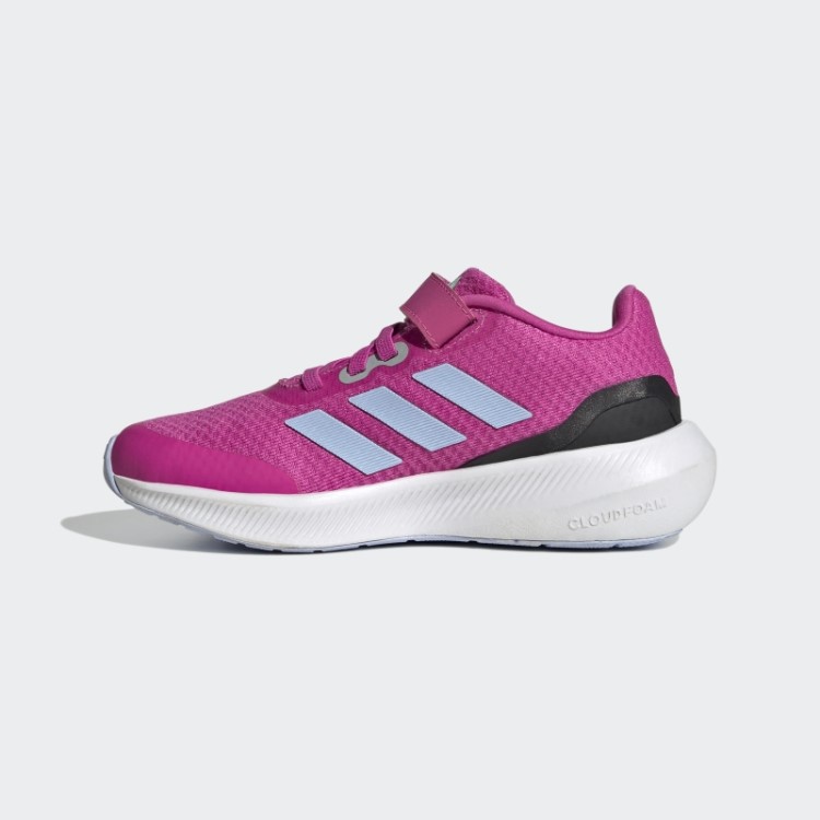 Tênis Adidas Runfalcon 3.0 Elástico Com Tira Superior Em Renda Fúcsia