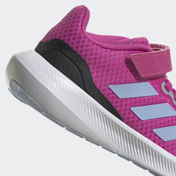 Tênis Adidas Runfalcon 3.0 Elástico Com Tira Superior Em Renda Fúcsia