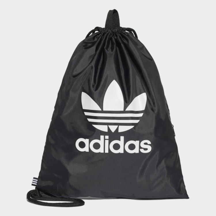 Saco De Ginástica Preto Adidas Trefoil