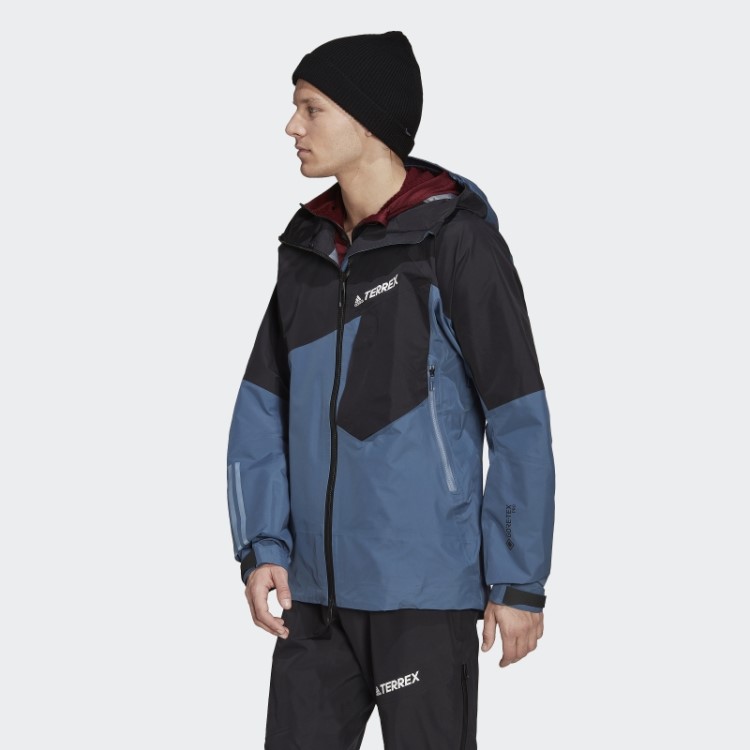 Jaqueta Terrex Techrock Gore-tex Pro Aço Adidas