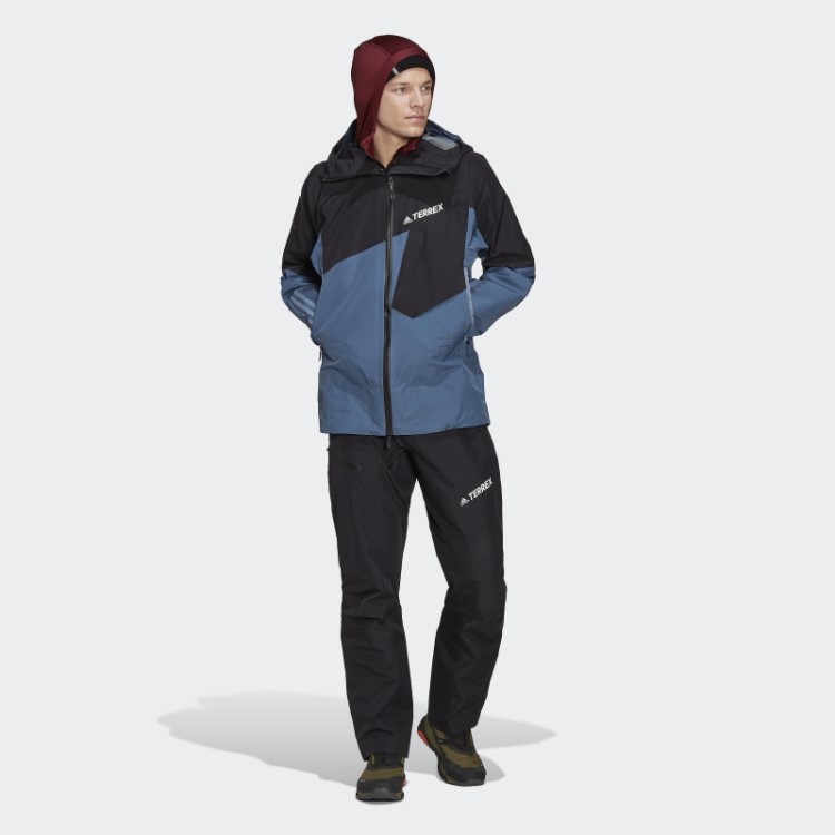 Jaqueta Terrex Techrock Gore-tex Pro Aço Adidas