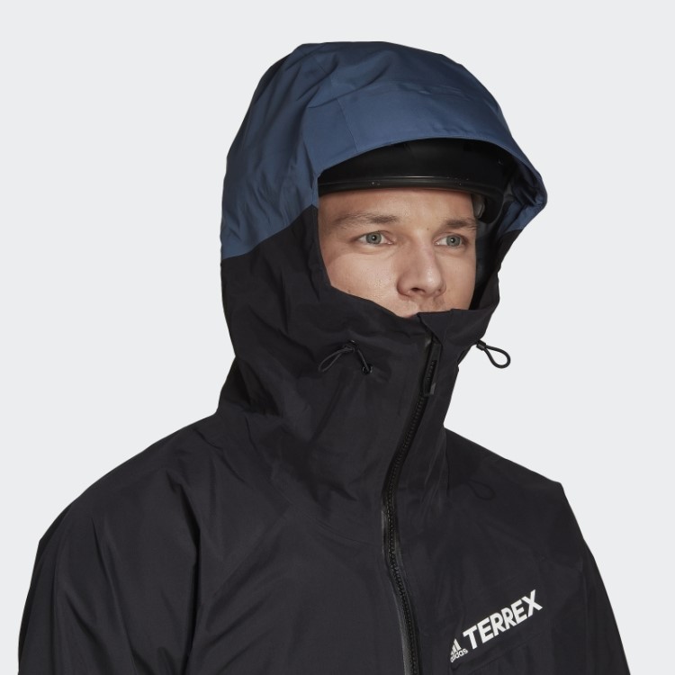 Jaqueta Terrex Techrock Gore-tex Pro Aço Adidas