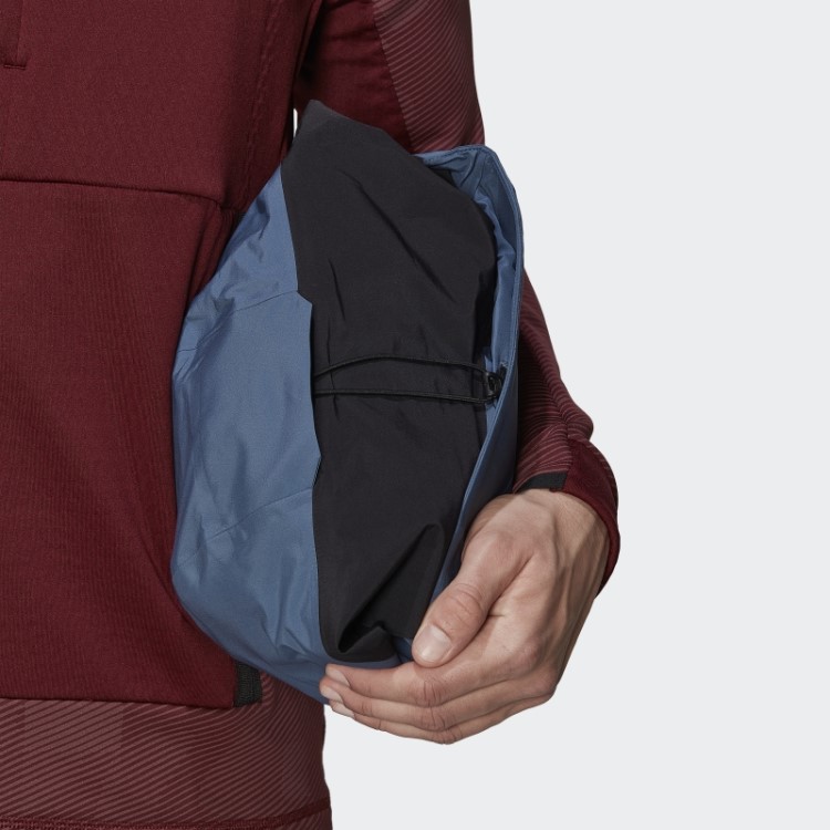 Jaqueta Terrex Techrock Gore-tex Pro Aço Adidas