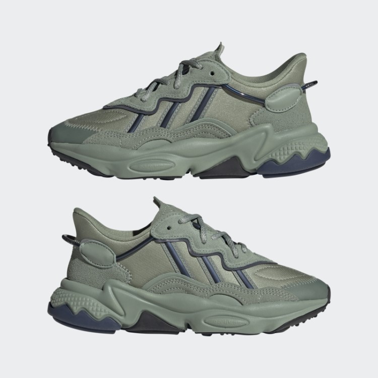 Tênis Adidas Ozweego Verde Prata
