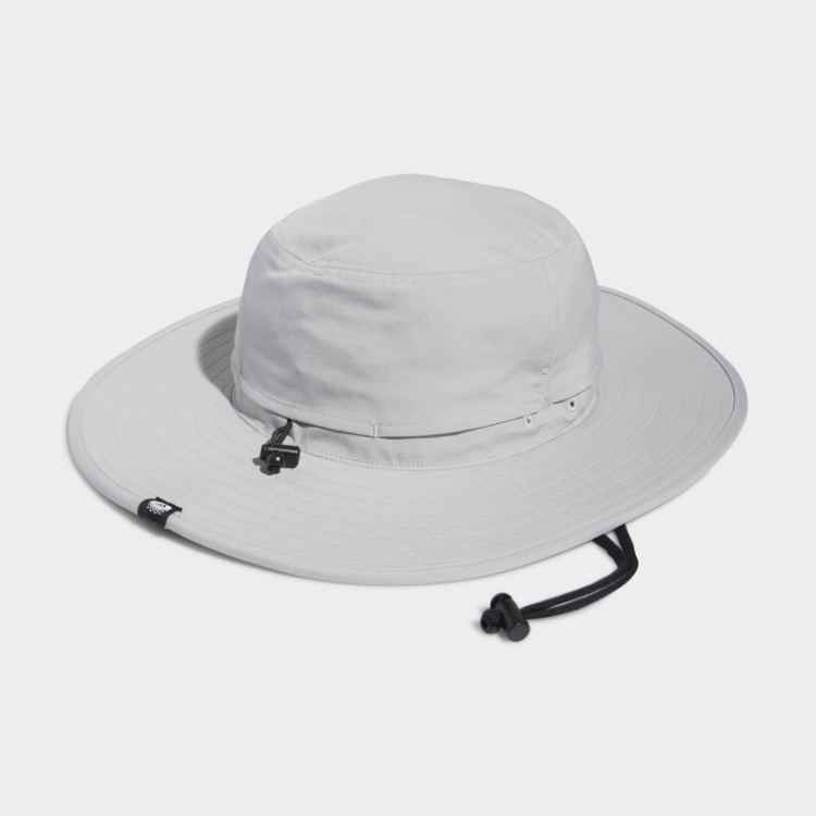 Chapéu De Sol De Golfe De Aba Larga Adidas Cinza