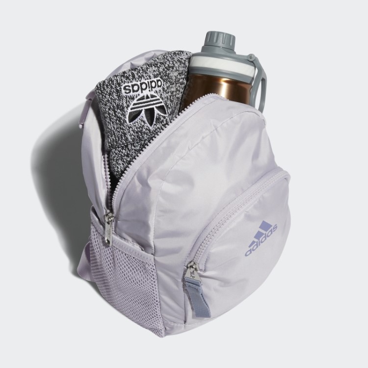 Mini Mochila Linear Adidas Prateada
