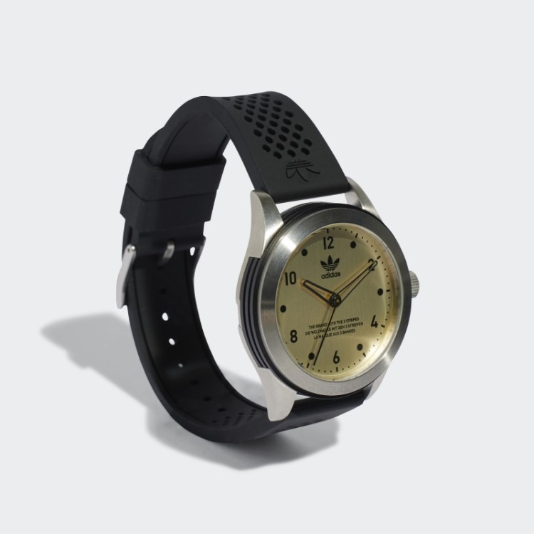 Ouro Metálico Código Três Relógio Adidas