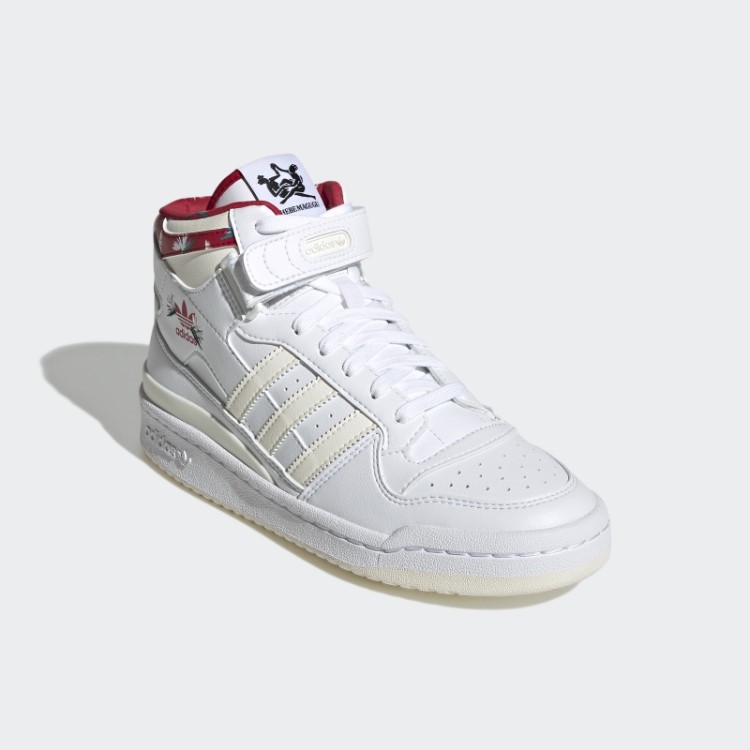 Tênis Branco Adidas Forum Mid Thebe Magugu