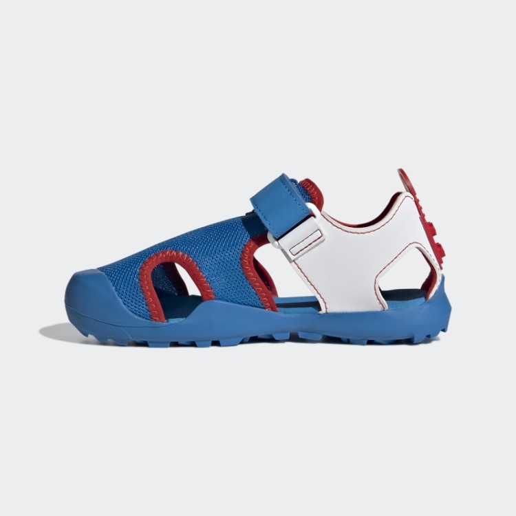 Sandália Captain Toey X Lego Adidas Hot Blue