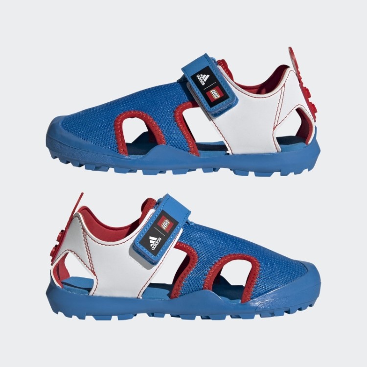 Sandália Captain Toey X Lego Adidas Hot Blue