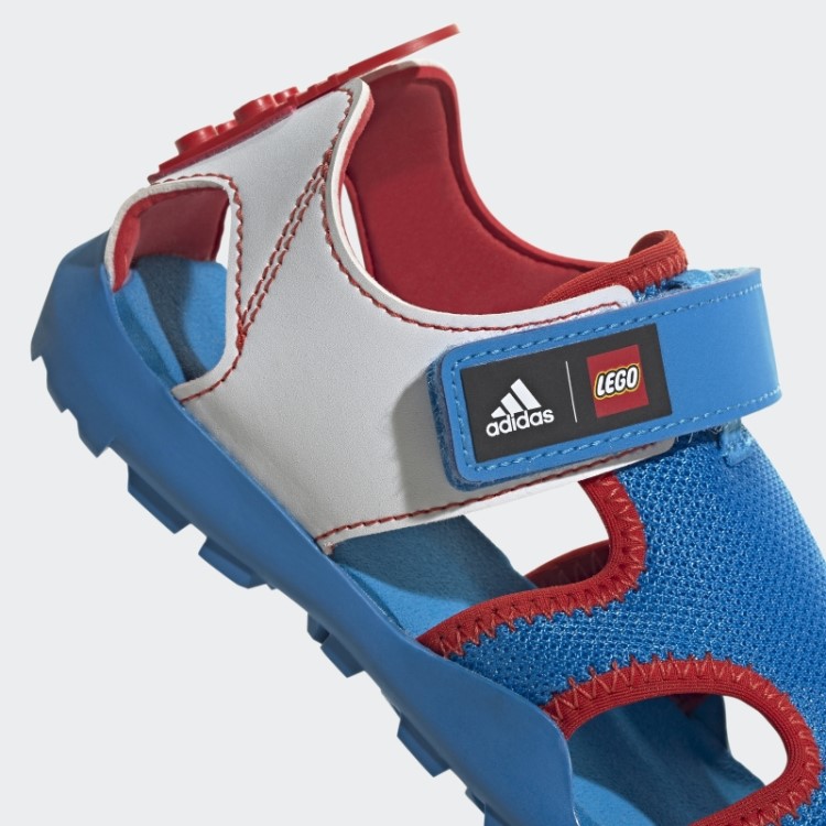 Sandália Captain Toey X Lego Adidas Hot Blue