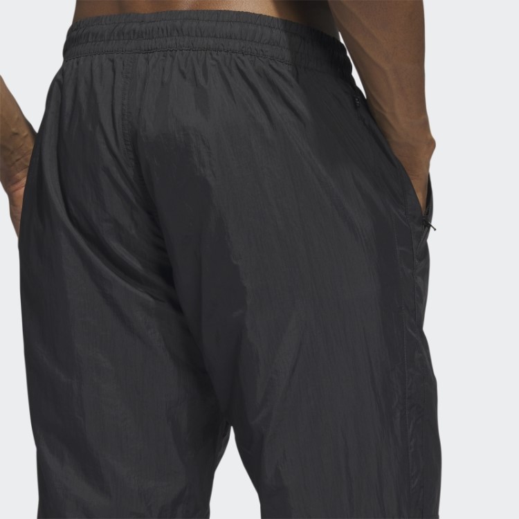 Calça De Náilon Plissada Preta Premium Essencial Adidas