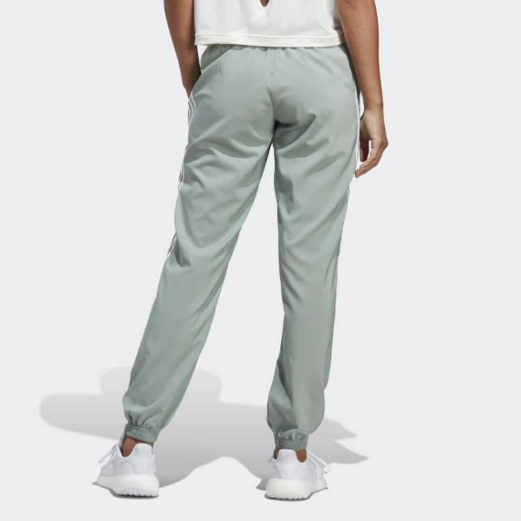 Calça Tricotada Com As Três Listras Trainicons Adidas Verde Prateado