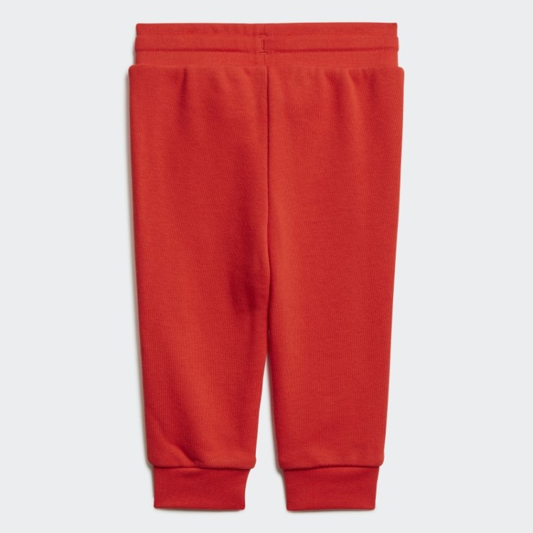 Conjunto De Moletom Com Capuz Vermelho Adicolor Adidas