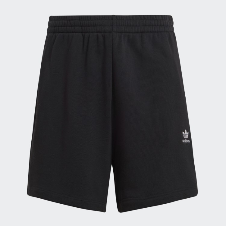 Shorts French Terry Preto Adidas Adicolor Essentials