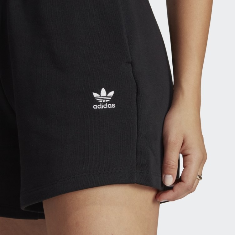 Shorts French Terry Preto Adidas Adicolor Essentials