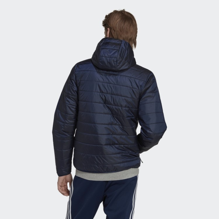 Jaqueta Acolchoada Com Capuz Adidas Night Indigo