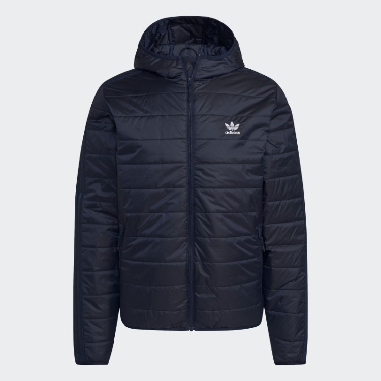 Jaqueta Acolchoada Com Capuz Adidas Night Indigo