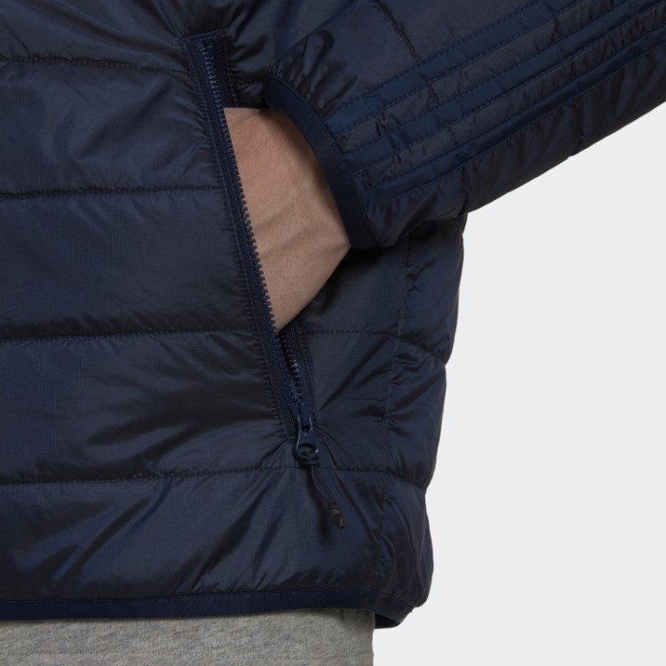 Jaqueta Acolchoada Com Capuz Adidas Night Indigo