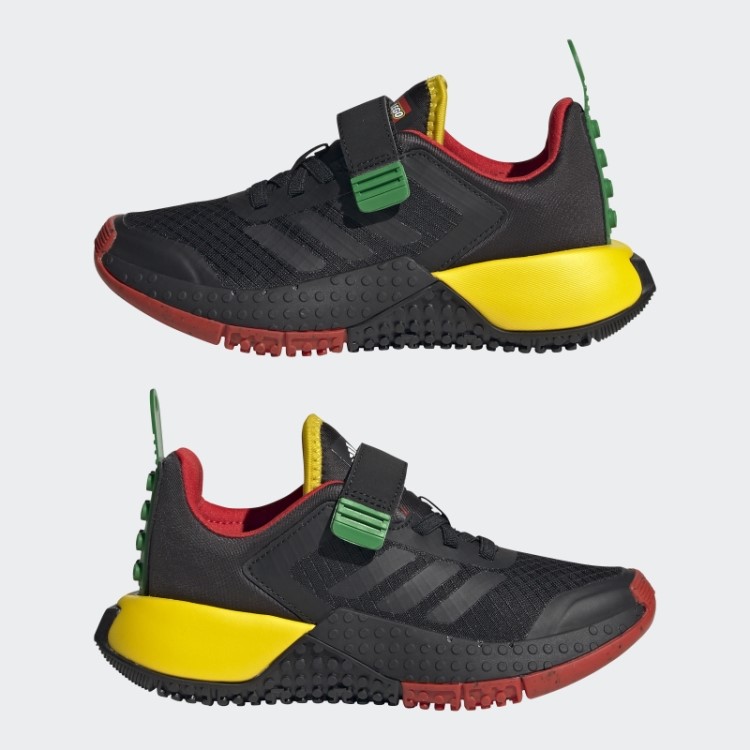 Adidas Dna X Lego Preto Renda Elástica E Sapatos Top Strap Fashion